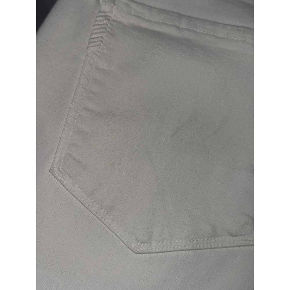 Paige Lennox Jeans Mens 35 White Slim Tapered Stretch Denim Pants USA Made - Picture 8 of 9